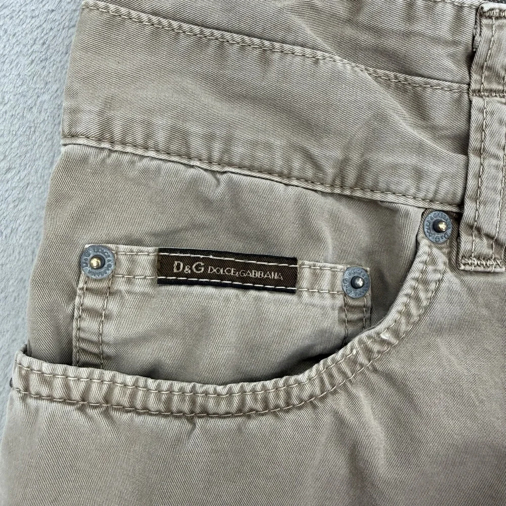 D&G Dolce & Gabbana Jeans Mens Sz 33 Ittierre Spa Button Fly Denim Vintage Italy